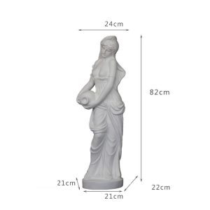 8-Piece Classical Angel Figure Sculpture Master Concrete Molds Kit-1