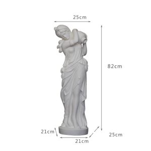 8-Piece Classical Angel Figure Sculpture Master Concrete Molds Kit-3