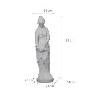 8-Piece Classical Angel Figure Sculpture Master Concrete Molds Kit-4