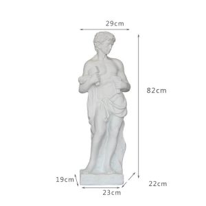 8-Piece Classical Angel Figure Sculpture Master Concrete Molds Kit-6