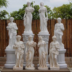 Classical Angel Figure Sculpture Master Concrete Molds Kit - Fiberglass Outshell Mold & Detailed Silicone Liner Mold-13