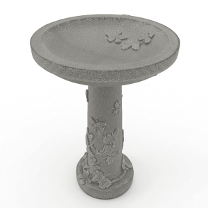 36 Concrete Butterfly Relief Birdbath Molds Set for Garden Decor-1
