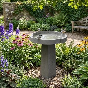 36 Modern Minimalist Concrete Birdbath Molds Set-7