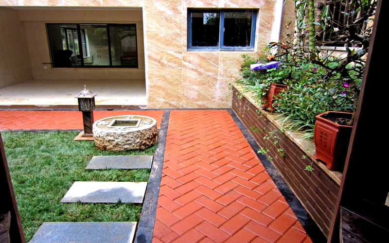 Concrete blocks for patio