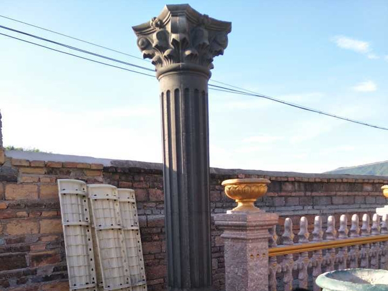 Precast of Roman Column Concrete Mold