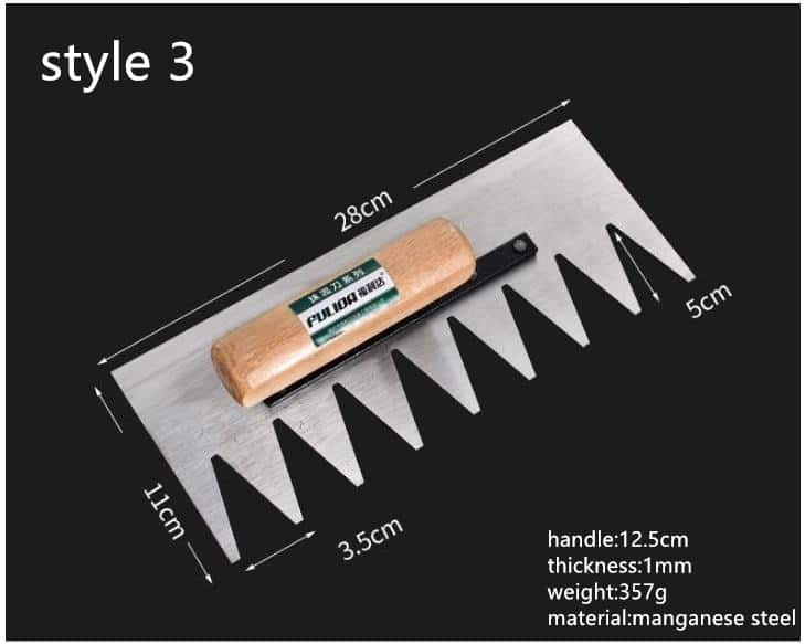 Handle Tooth Trowel For Concrete Construction 4