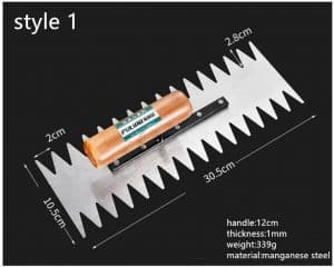 Handle Tooth Trowel For Concrete Construction 2