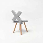 Silicone Concrete Chair Molds Cross Design For Cement Furnitures 4