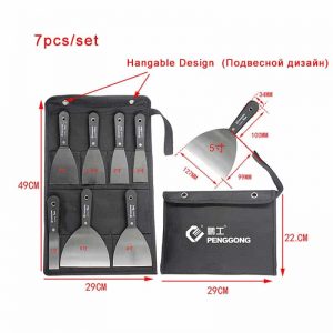 7pcs Putty Knife Set For Concrete 3