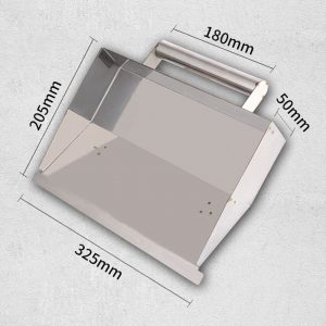 Stainless handle trowel size