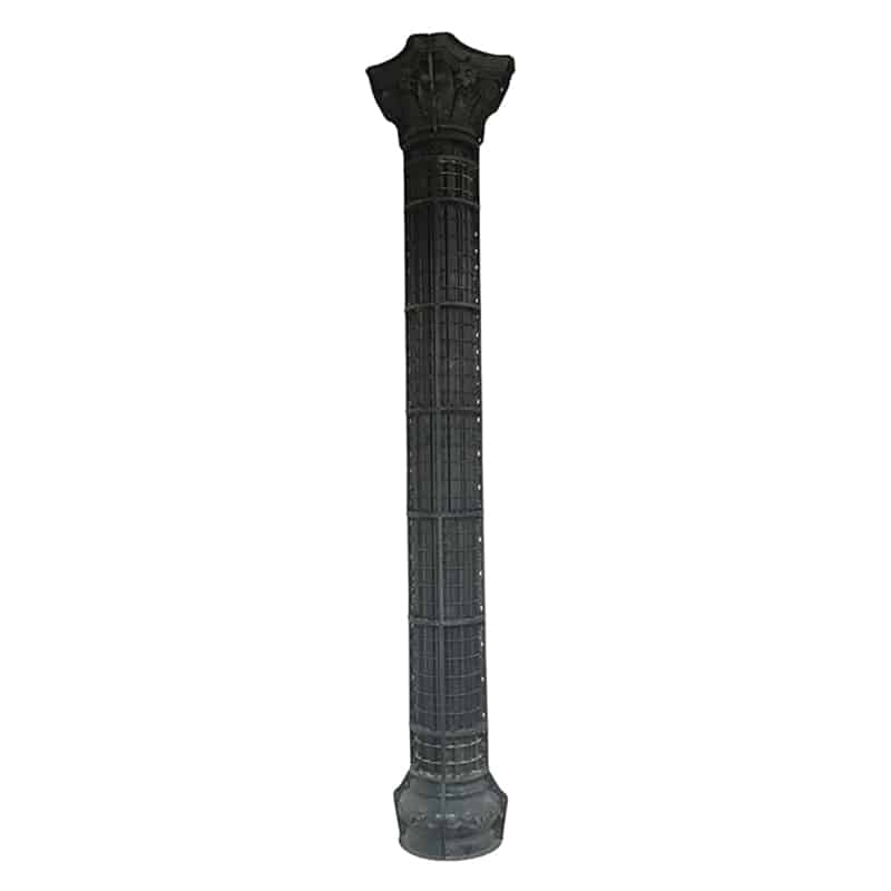 ABS Plastic Roman Concrete Column Moulds 25x350cm European Pillar mould construction moulds for garden villa home house 4