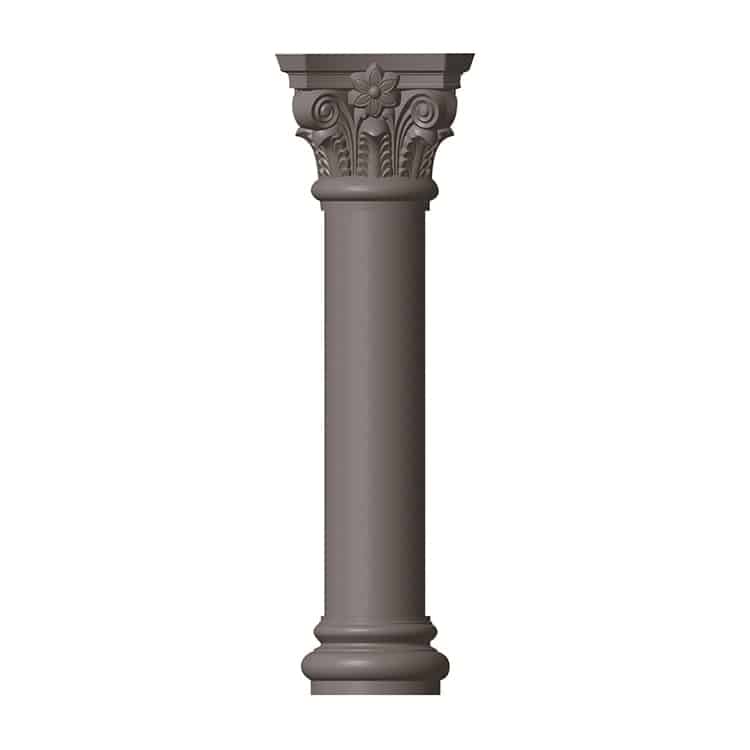 Smooth Concrete Roman Column Molds 4