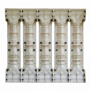 Plastic Concrete Baluster Railing Molds 5pcs For Balcony Decoration 1