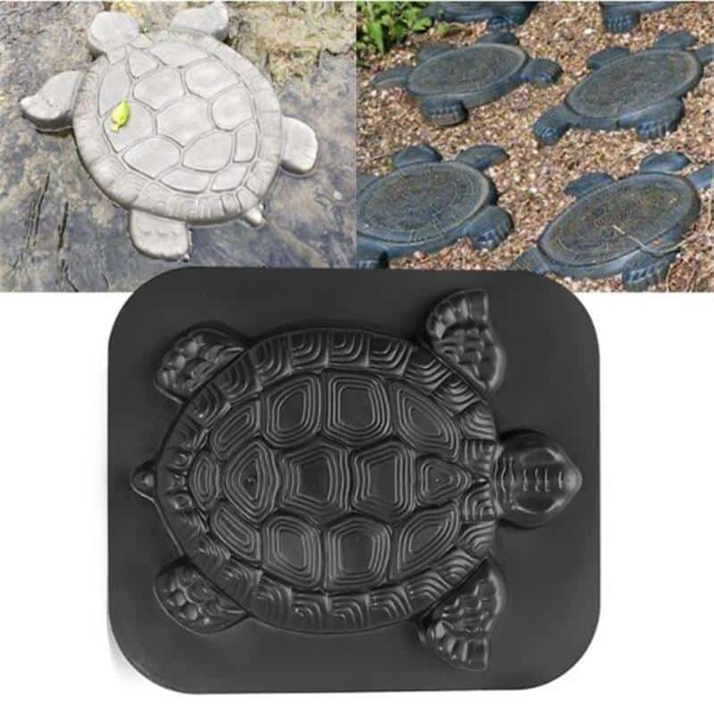 Garden Concrete Turtle Stepping Molds 3