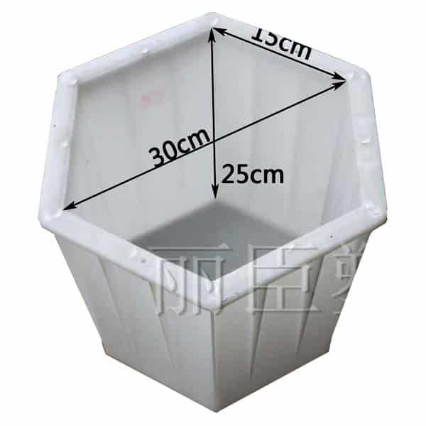 Solid hexagon concrete block molds -30*25*15CM