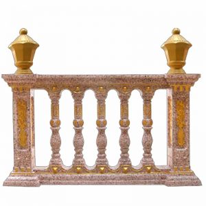 Plastic Concrete Baluster Railing Molds 5pcs For Balcony Decoration 5