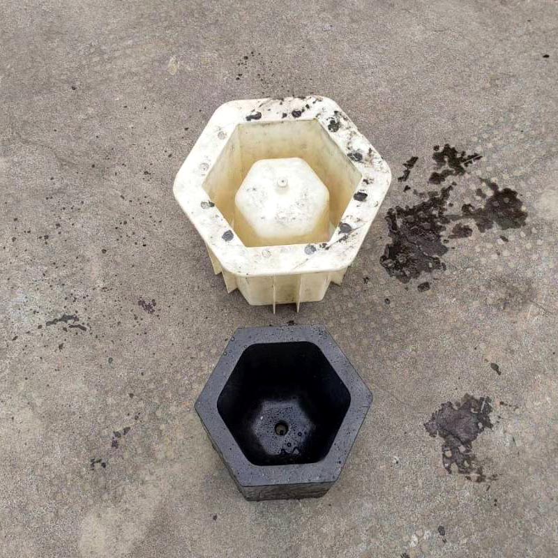 Hexagon - Concrete Flower Pot Molds Big Geometric Design