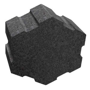 Solid hexagon concrete block molds -6