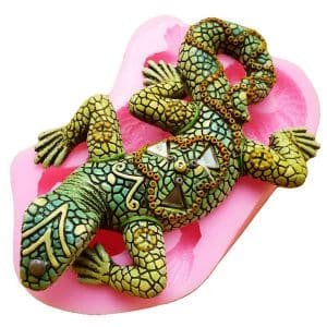 3D Lizard Silicone Concrete Mold-2