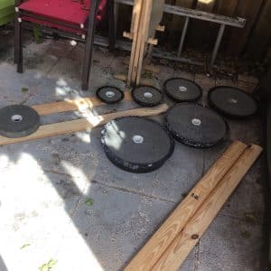 DIY concrete weight plates -1