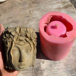 Concrete Head Planter Molds