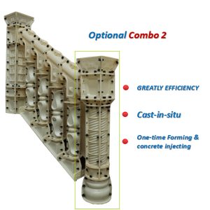 Concrete Stair Balustrades Molds Kit 04