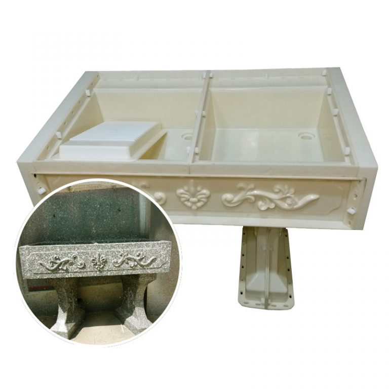 Large Concrete Bird Bath Molds Double Sinks For Sale- LCMOLDS.COM