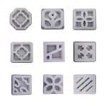 concrete breeze blocks molds 9 styles