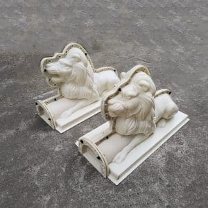 concrete lion statue molds 45° viewing angle