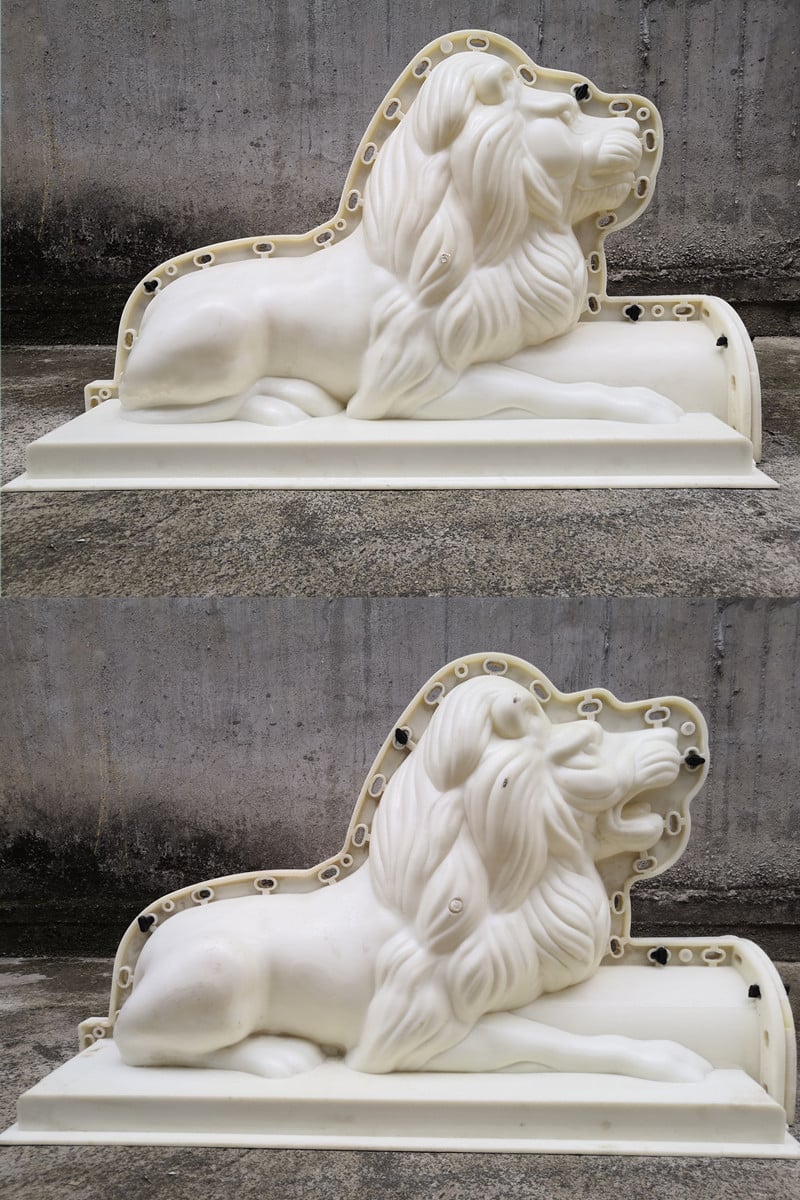 concrete lion statue molds side -2