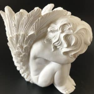 Concrete Angel Vase Planter Silicone Statue Molds-2a