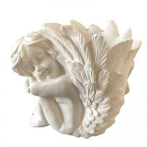 Concrete Angel Vase Planter Silicone Statue Molds-5a