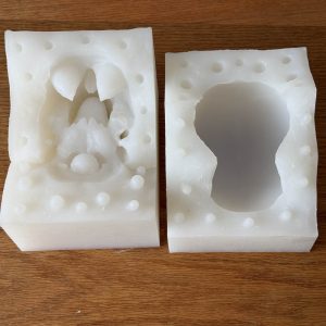 LCMOLDS Large Silicone Skull Molds for concrete Life Size-2
