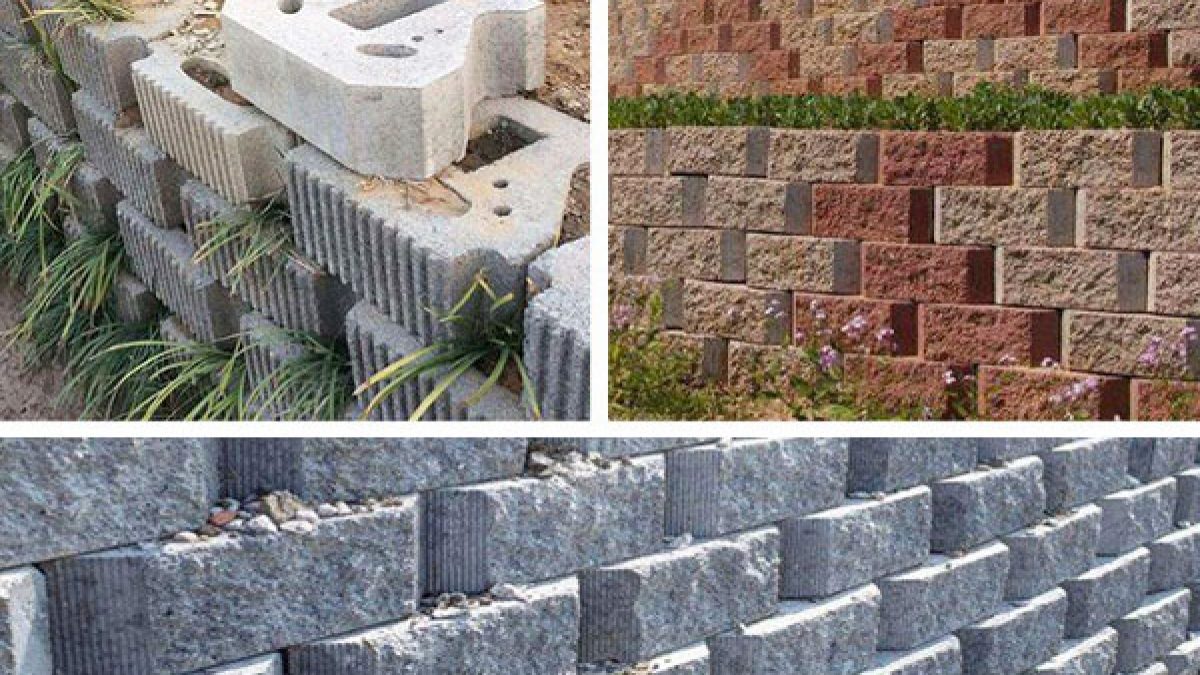 Concrete Retaining Wall Block Molds For Sale