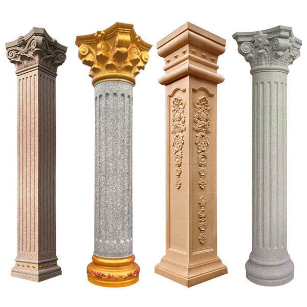 concrete roman column capital head molds -2