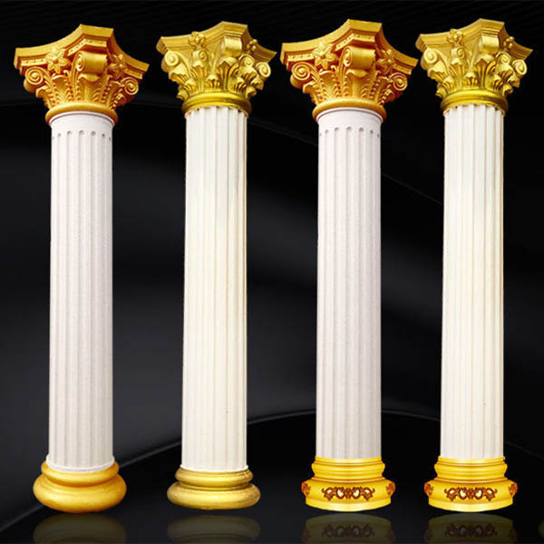concrete roman column capital head molds -3