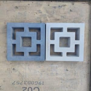 Double Square Breeze Block Wall Concrete Molds-22