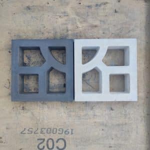 Lrregular 4 Holes Breeze Block Wall Concrete Molds-22