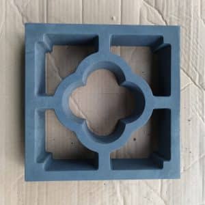 Plum Shape Breeze Block Wall Concrete Molds-21