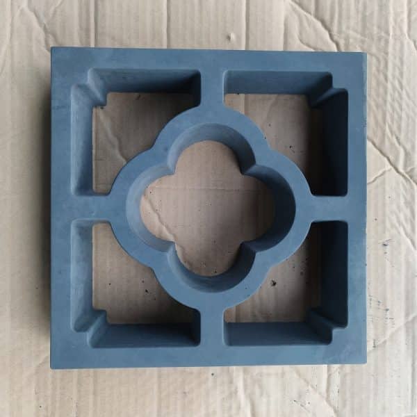 Windmill Breeze Brick Concrete Molds For DIY Garden Walls, Patios & Furniture - Reusable PP Plastic Forms