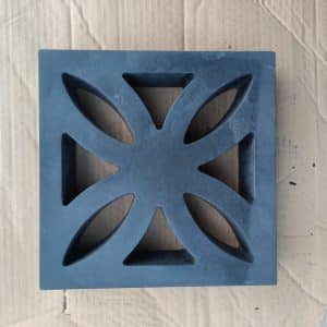 Windmill Shape Breeze Block Wall Concrete Molds-21