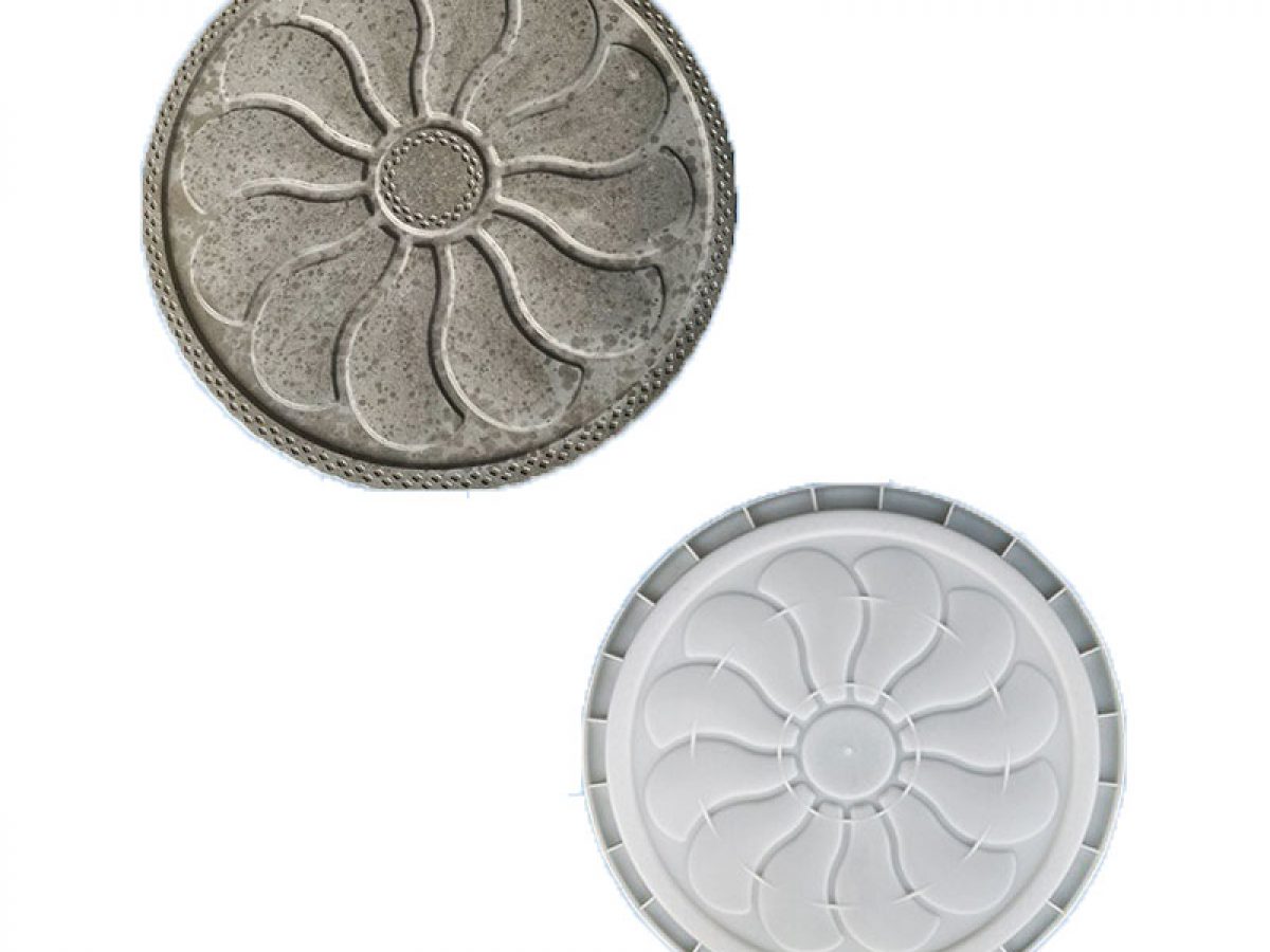 LCMOLDS Lotus Concrete Stepping Stone Molds