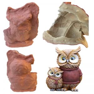 Cement Animal Owl Statue Molds
