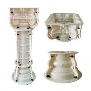 Bird bath pillar molds