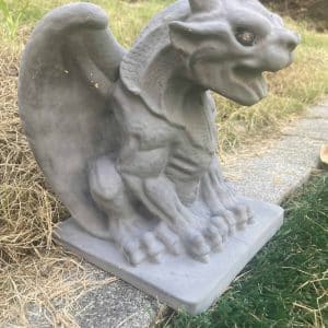 LCMOLDS Winged Gargoyle Concrete Statue Mold Big Size for Garden Decor - 6