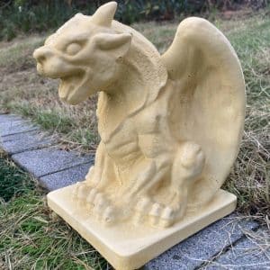 LCMOLDS Winged Gargoyle Concrete Statue Mold Big Size for Garden Decor - 7