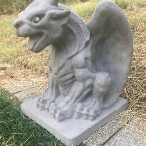 LCMOLDS Winged Gargoyle Concrete Statue Mold Big Size for Garden Decor - 9