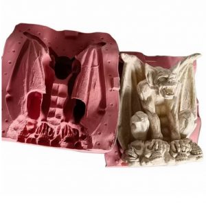 Large concrete gargoyle statue molds