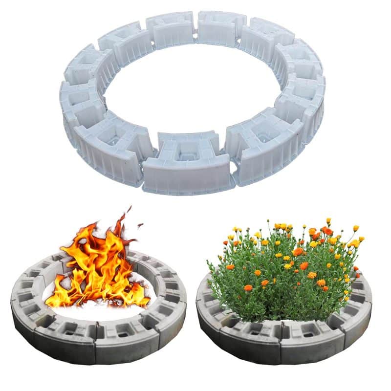 LCMOLDS Yard Fire Pit Concrete Molds and Forms-1