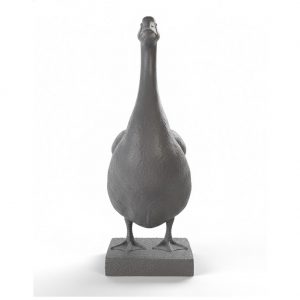 Large concrete goose statue molds 30in-1